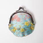 "Kinran" 2.5  "Gamaguchi" purse with a metal clasp