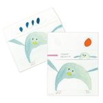 Subikiawa. Mino‐washi Japanese Paper Writing Stationery Paper with Envelopes - Penguin