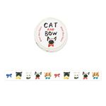 Violet & Claire Sumire Taya Masking Tape (Decorative Adhesive Tape) - CAT AND BOW