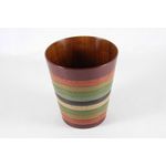 Zelkova Woody Cup (spinning top pattern) Red