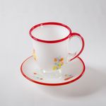 Saucer & Cup - Set of 2, Red