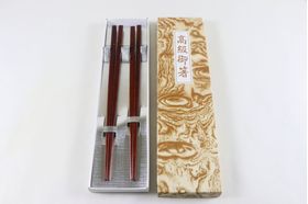Kiso Hinoki (Cypress) Chopsticks - 2 pairs in gift paper box