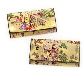 Heian Picture Scroll Woven Long Wallet
