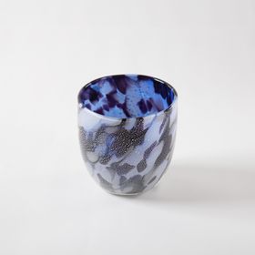 Cobblestone Glass - Set of 2, Blue
