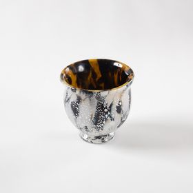 Cobblestone Ochoko (small sake cup) - Set of 2, Brown